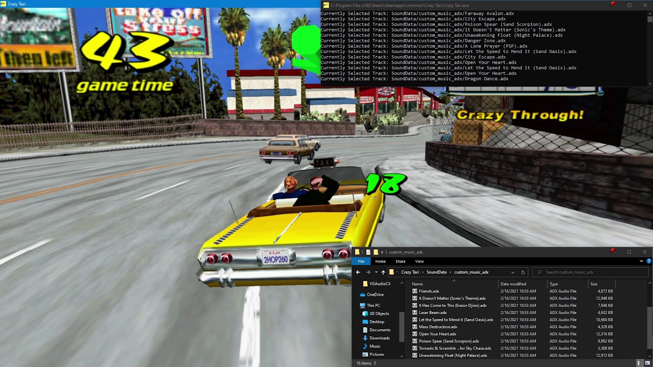 Crazy Taxi - Music Addition Mod