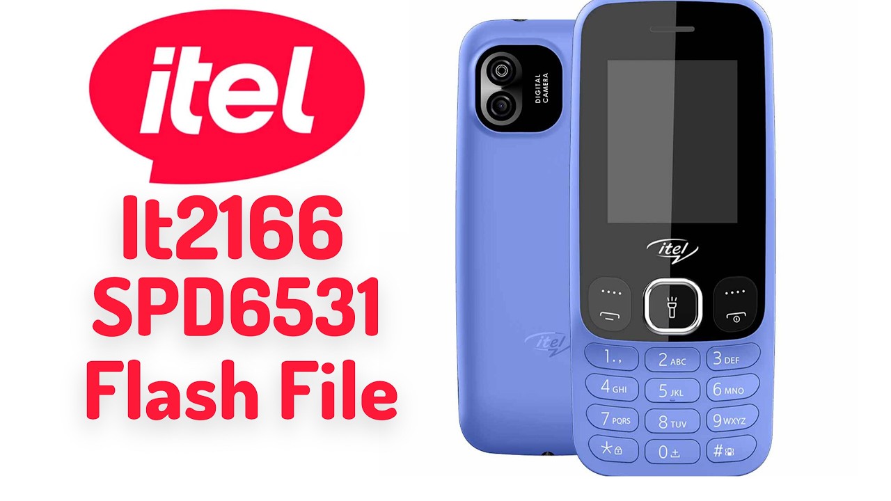 it2166 Itel SC6531  Flash File+Boot Key By RJ MOBILES