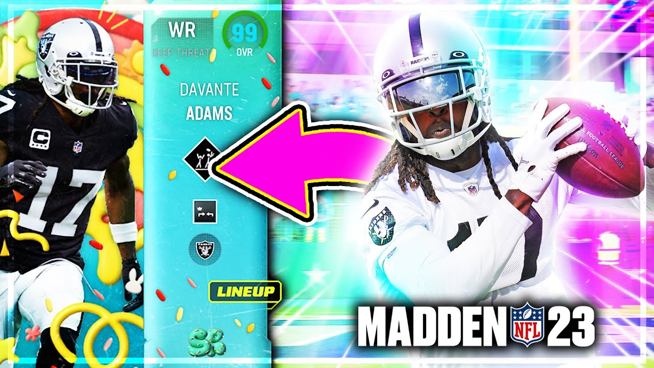 DAVANTE ADAMS DISPLAYS HIS PRESTIGIOUS ROUTE RUNNING - Madden 23 Ultimate Team 