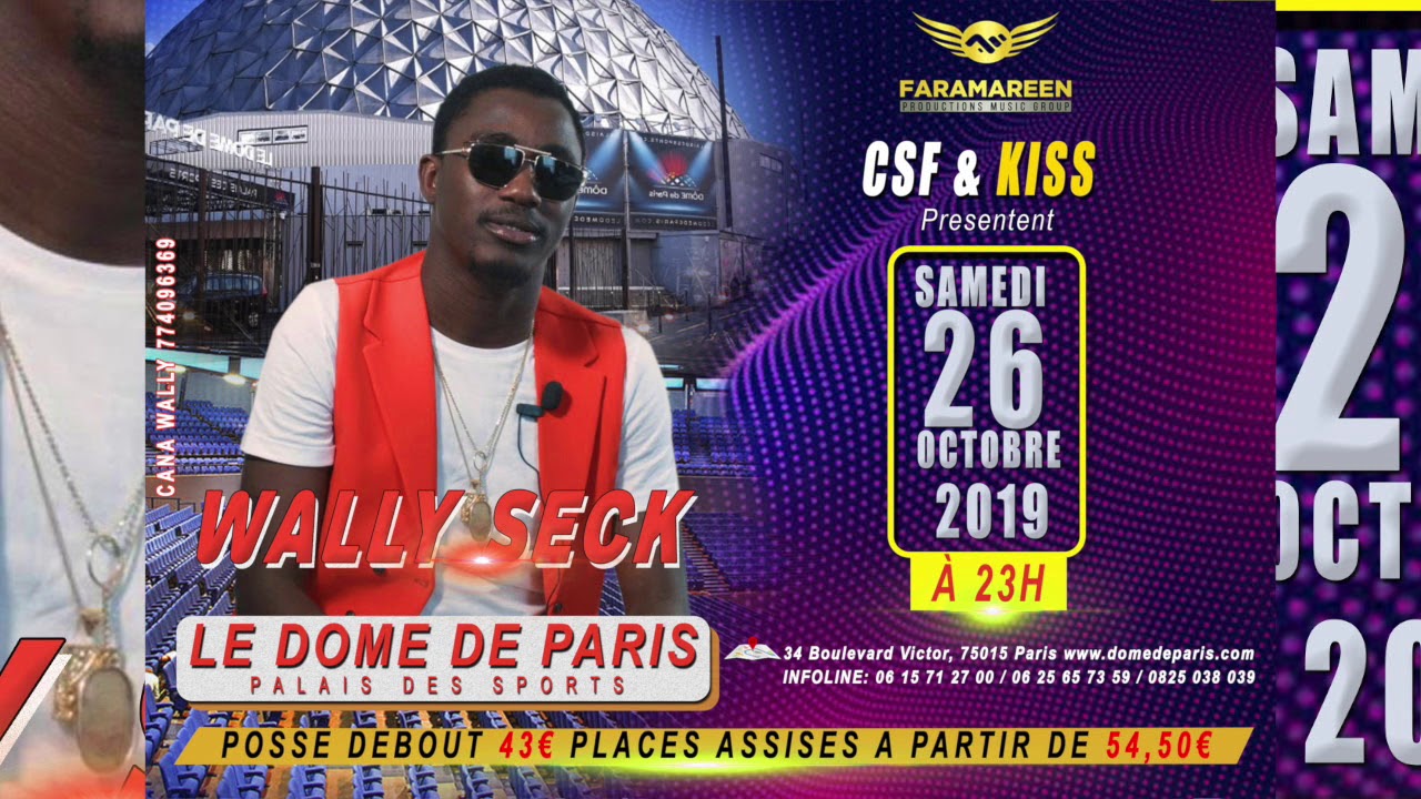 Live WALLY SECK a dome de paris - GOUDA AMINA