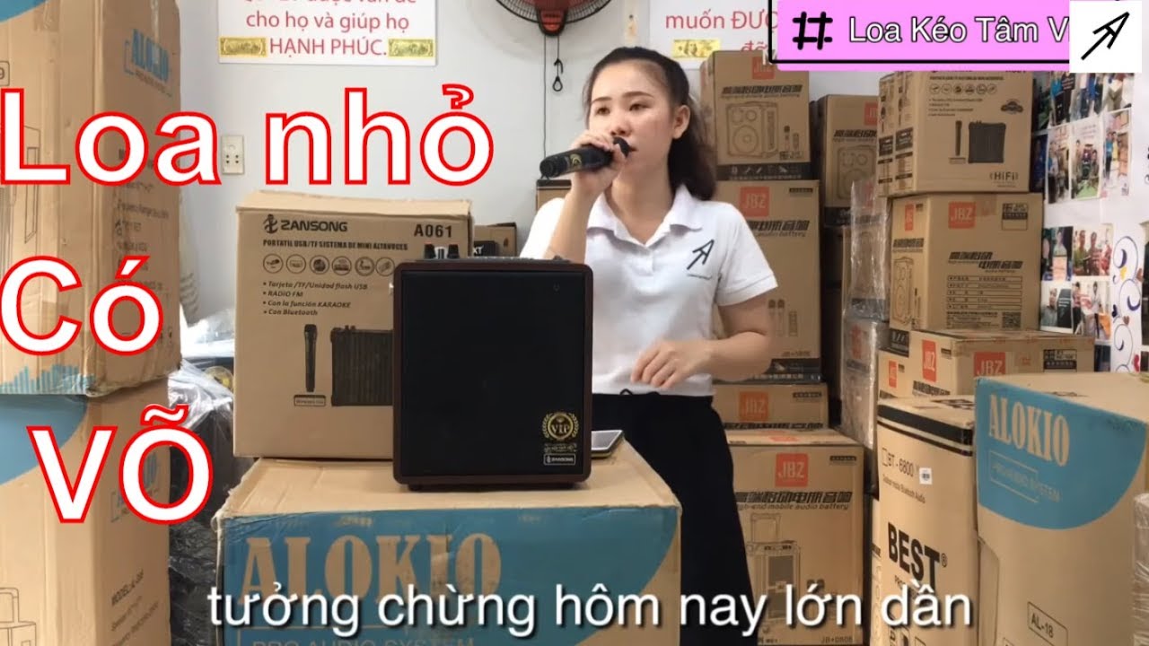 REVIEW loa KARAOKE MINI nhỏ gọn hát trong nhà, XÁCH TAY 