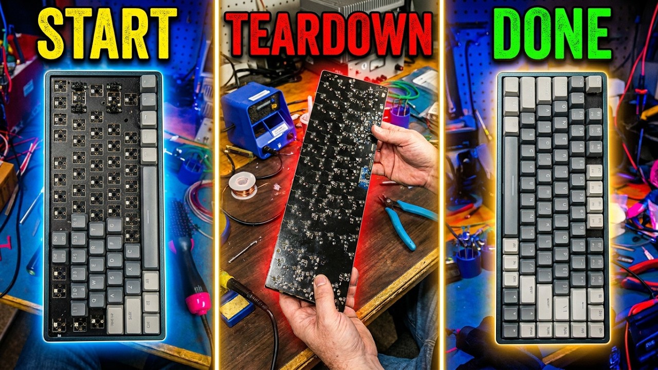 Keychron k8 Repair and teardown part 1