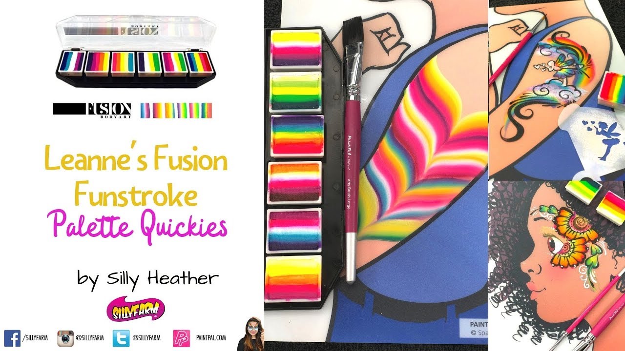 Fusion Funstroke Quickie Face Painting Designs