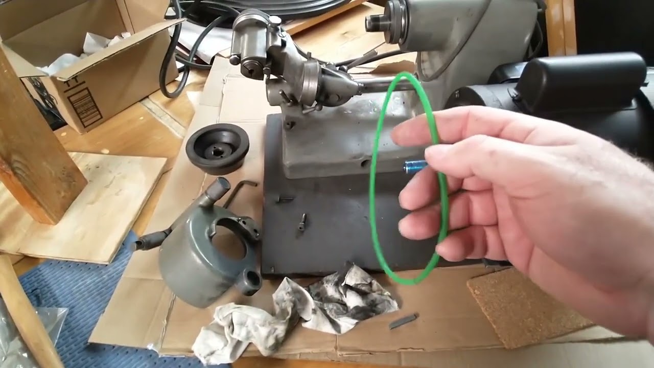 Deckel SO Cutter Grinder - new belt and pulley works