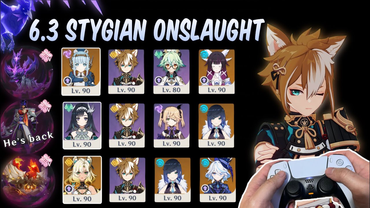 6.3 Stygian Onslaught with Machine Gun Gorou - Genshin Impact