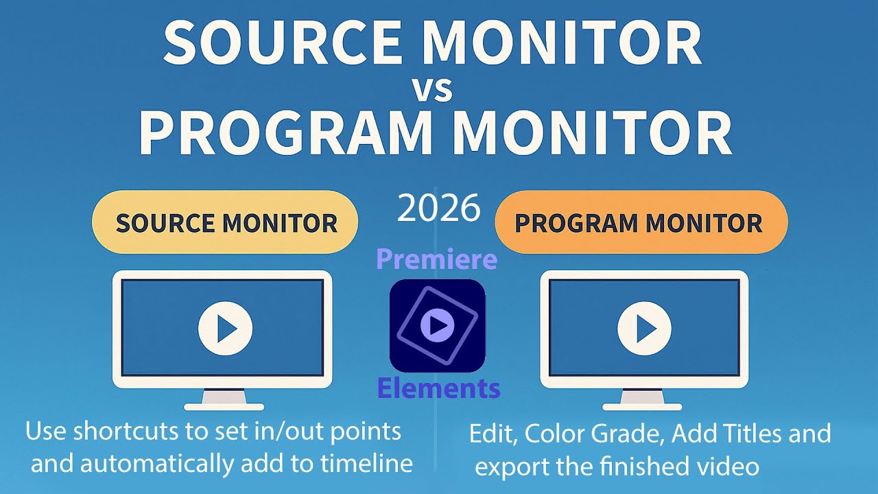 Premiere Elements &mdash; Как использовать монитор источника