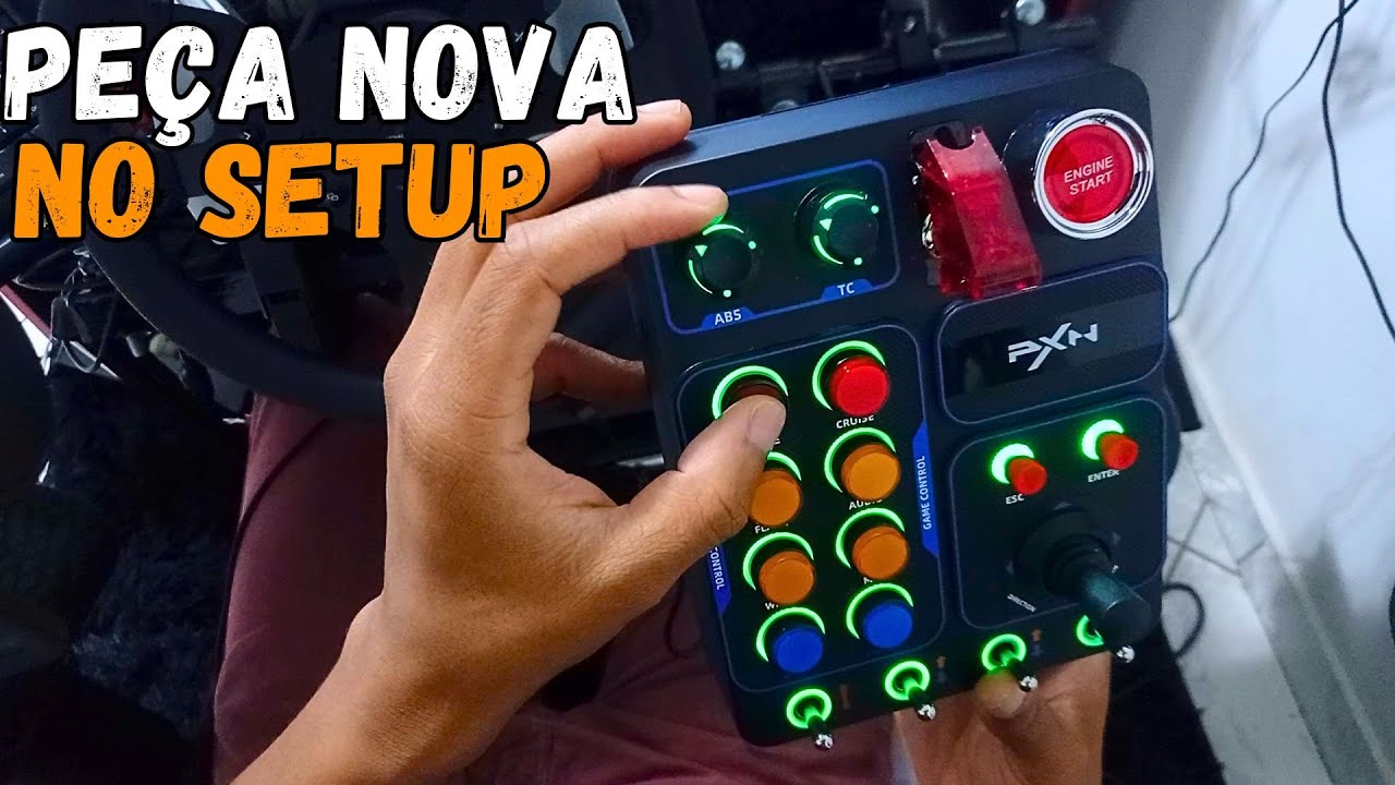 PEÇA NOVA NO SETUP! PXN CB1 - Nova Button Box da PXN