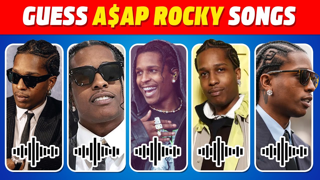 Guess A$AP Rocky songs | Guess the song quiz | A$AP Rocky Songs Quiz 2025