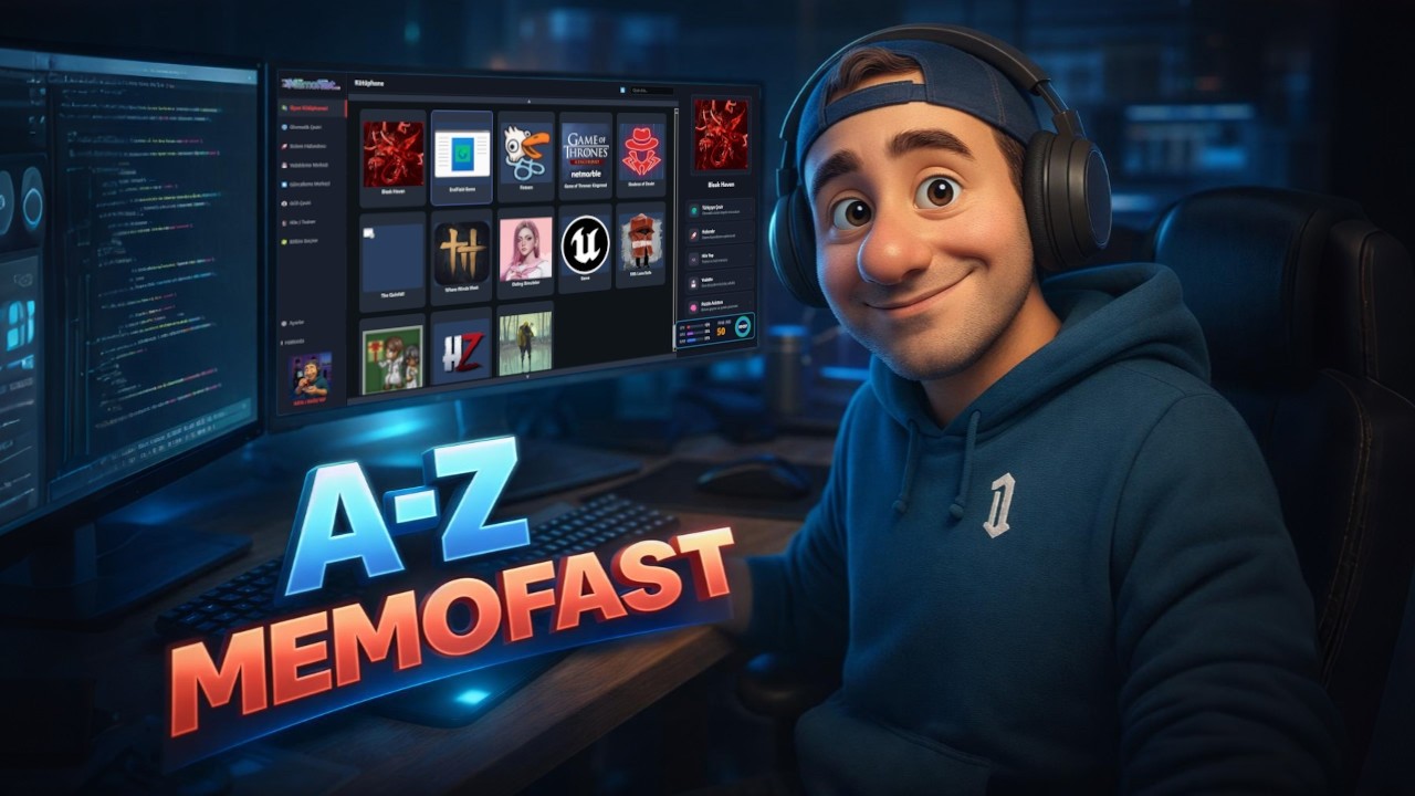 %70 Tüm Unity ve Unreal Oyunları Tek Tıkla Türkçe!  | A-Z MemoFast Nasıl Çalışıyor?