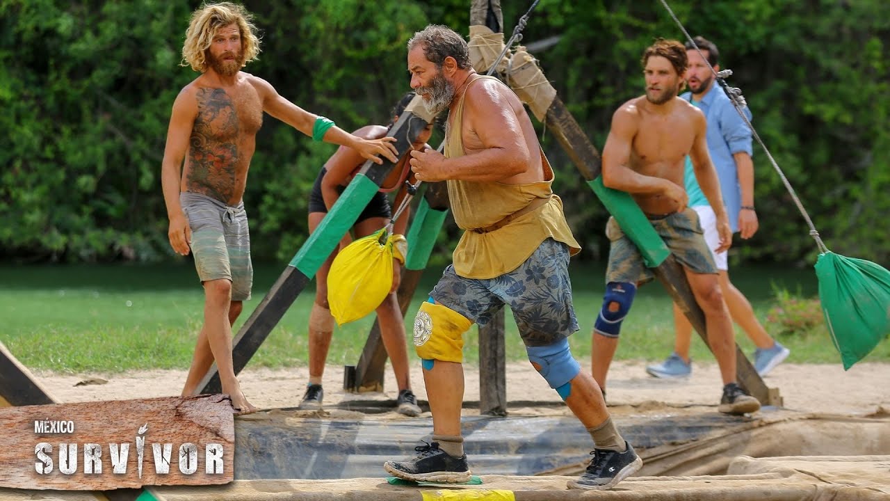 Esquivar obstáculos y evitar caer a la fosa lodosa de Survivor México. | Survivor México 2021