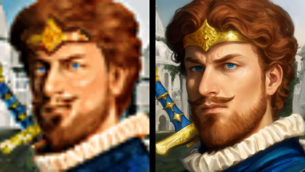Homm3 Hero Portrait Remaster: Knights
