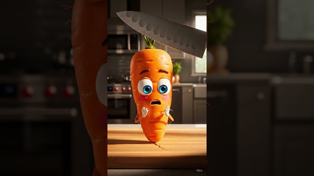 Adorable carrot #funny #cute #animation #cartoon #soft