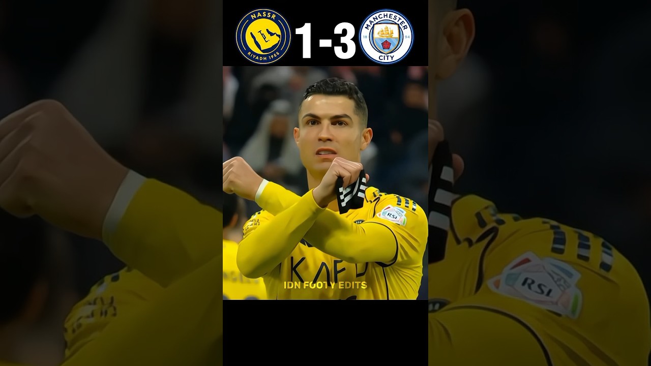 Ronaldo's Return INSANE Comeback Vs Manchester City 🥶