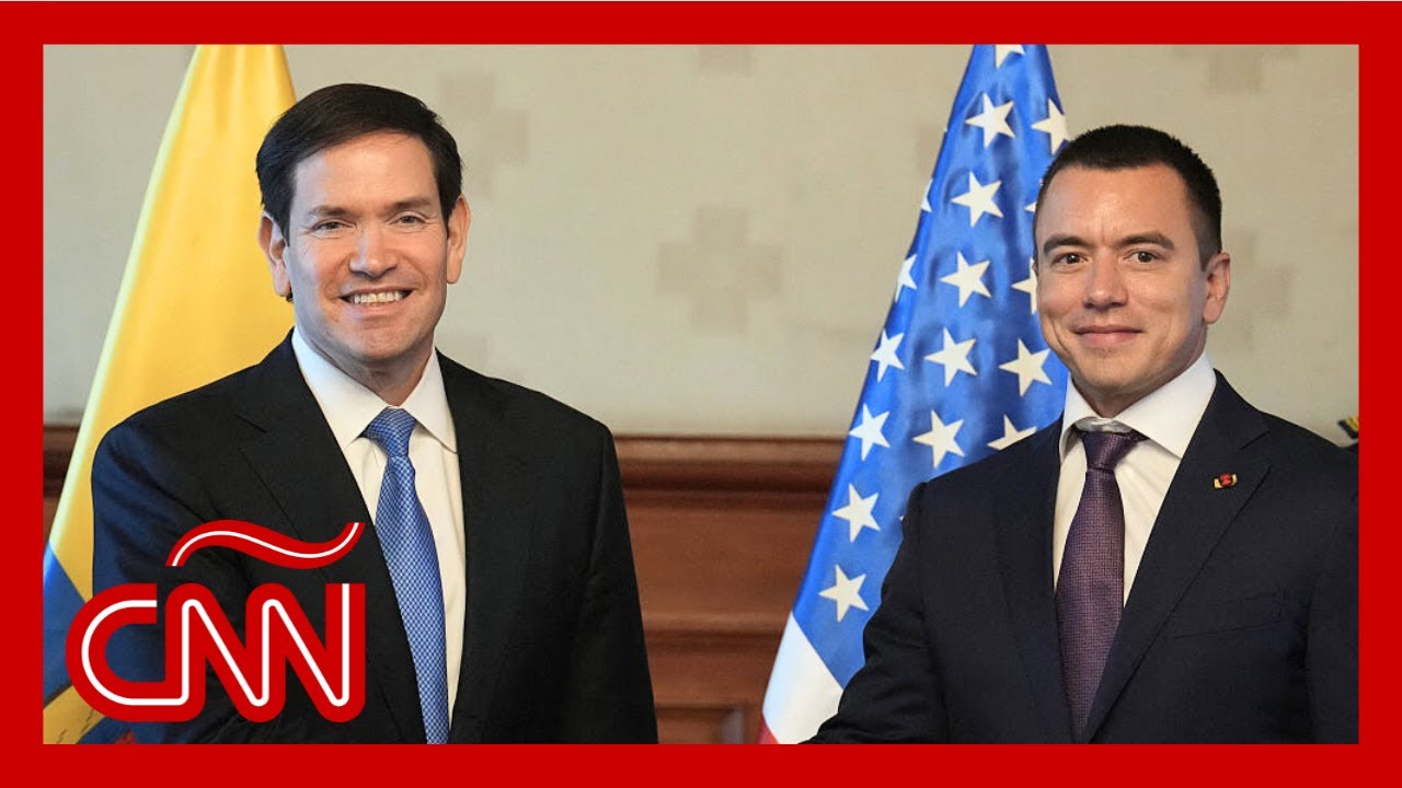 Rubio visita Ecuador mientras EE.UU. designa a Los Choneros y Los Lobos como grupos terroristas