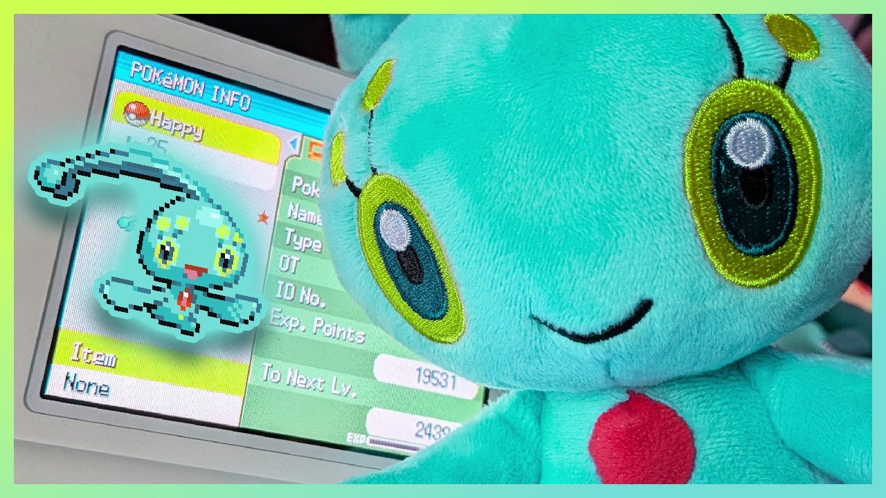 Shiny Hunting The BEST (And Hardest) Mythical Pokémon | Shiny Manaphy ACE Method | Pokémon Diamond