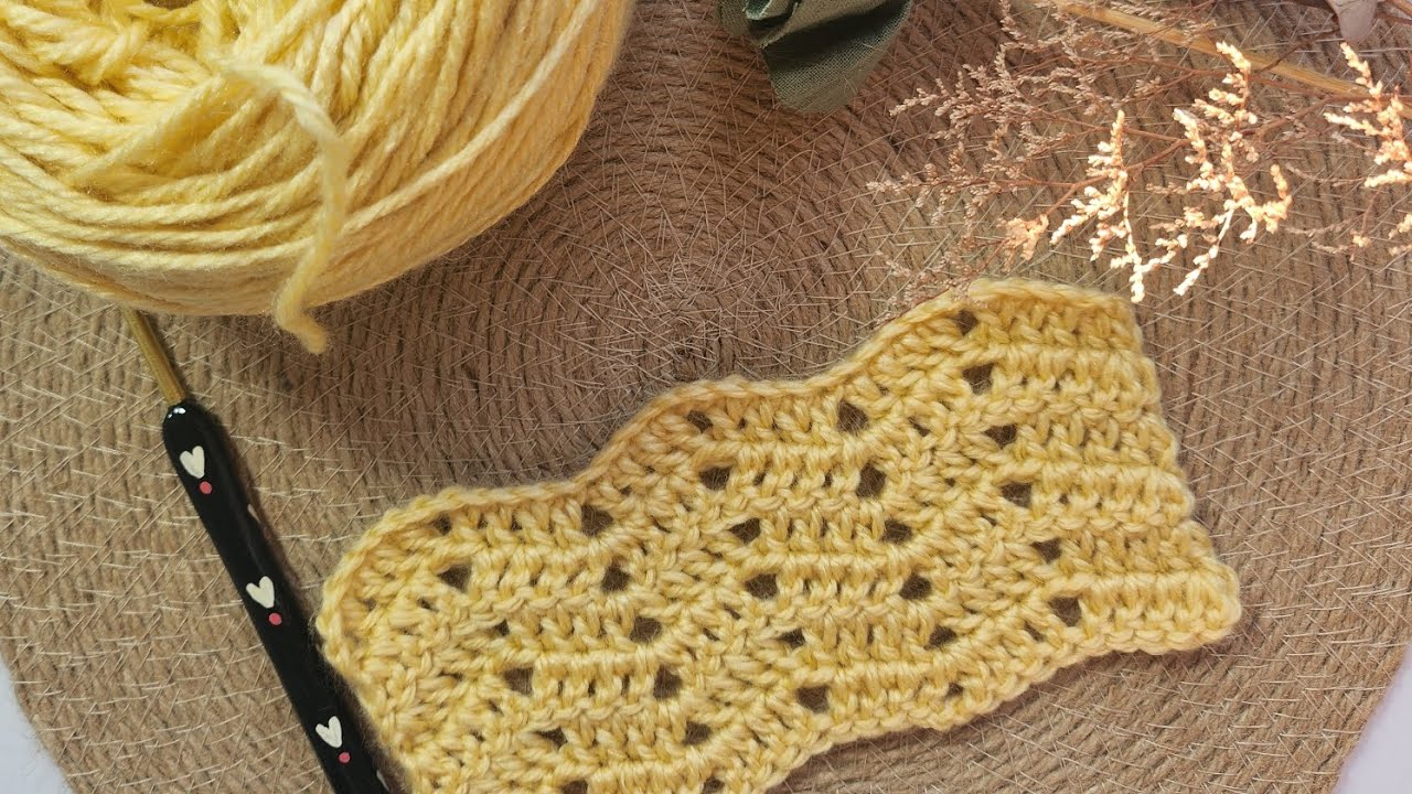 🧶Punto zig zag a crochet - 🧶Consentir a crochet🧶-