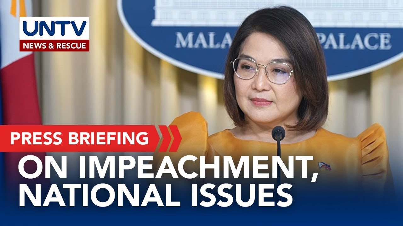 LIVE: Palace Officer USec. Claire Castro holds press briefing I January 22, 2026