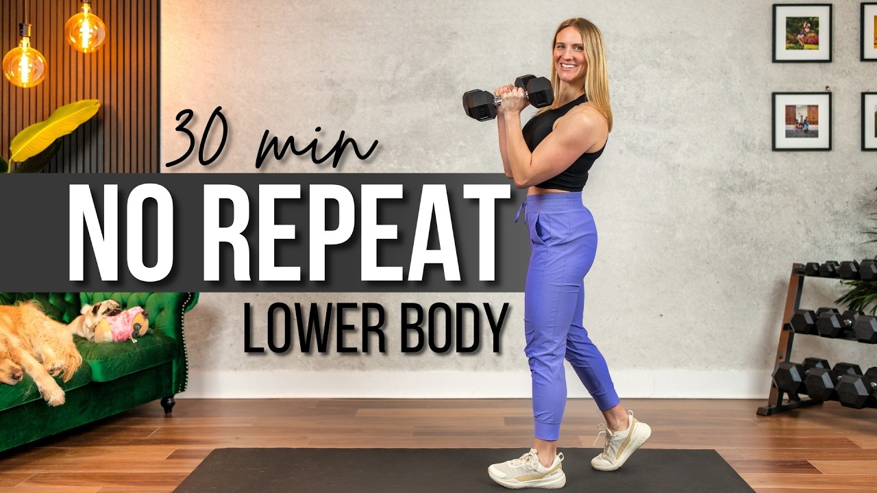 30 min. NO REPEAT Lower Body TUT Sets Strength Training