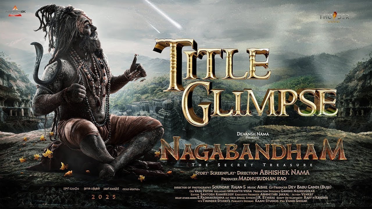 Nagabandham   The Secret Treasure ｜ Title Glimpse ｜ Abhishek Nama ｜ Abhe ｜ Abhishek Pictures