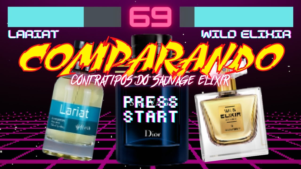 COMPARANDO OS CONTRATIPOS DO SAUVAGE ELIXIR - WILD ELIXIR DA NUANCIELO E LARIAT DA THERA COSM&Eacute;TICOS