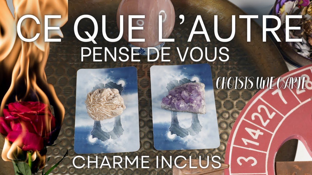 CE QUE L'AUTRE PENSE DE VOUS EN CE MOMENT💬🧐 CHOISIS UNE CARTE & charme inclus