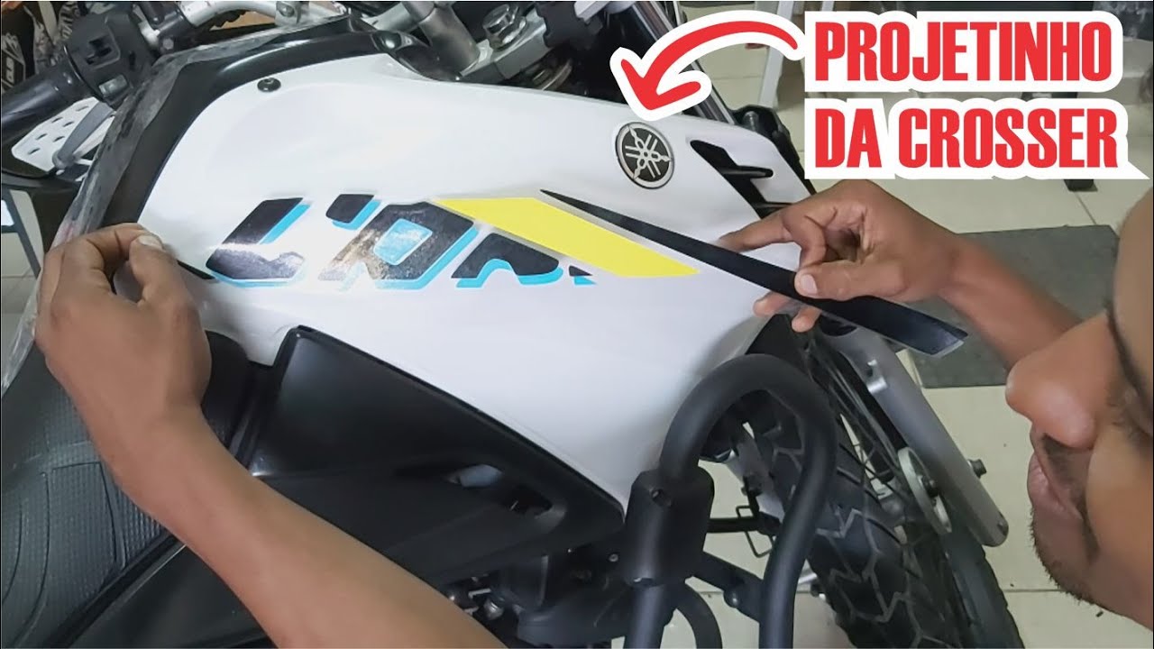 COMEÇAMOS A PERSONALIZAR A CROSSER 150cc