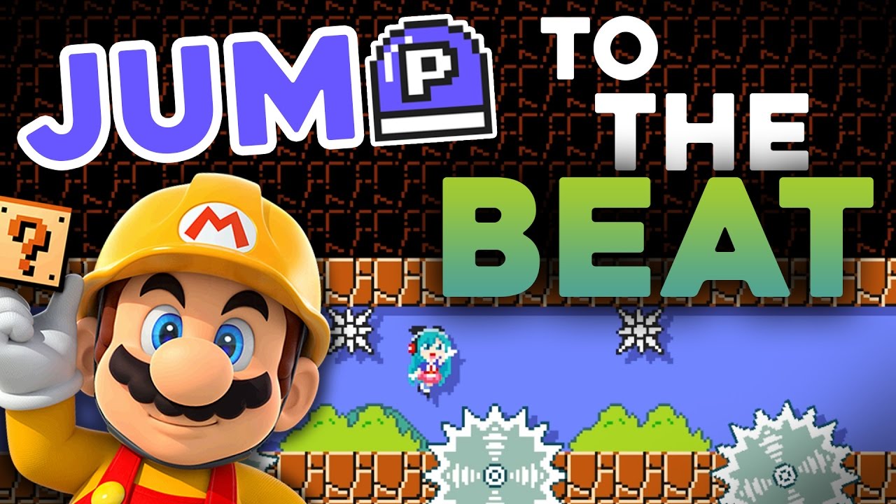 Super Mario Maker - JUMP to the P-SWITCH BEAT - Level Showcase