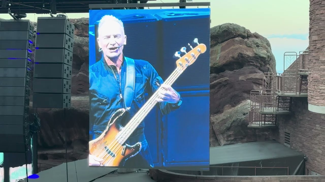 Sting - 'Message in a Bottle' (Opening Song) - Red Rocks, Colorado (May 20, 2025)