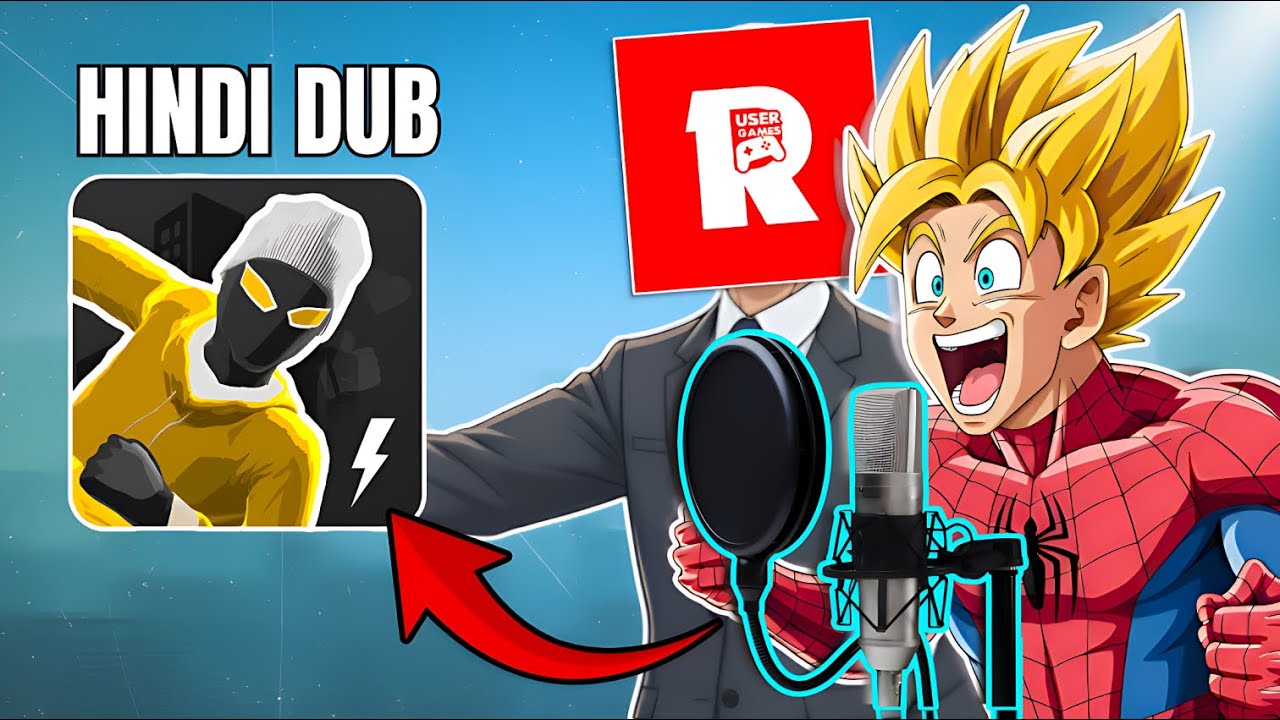 R-User Picked ME 😳 to Dub Spider Fuser in Hindi! (Official)🔥