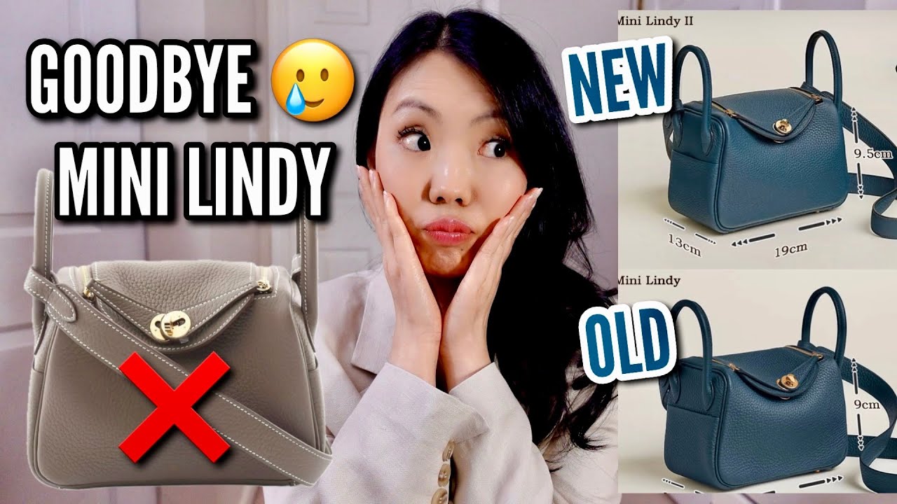 Why I SOLD my Hermes Mini Lindy? 🙊 Thoughts on NEW SIZE MINI LINDY II BAG Update! 👜✨ FashionablyAMY
