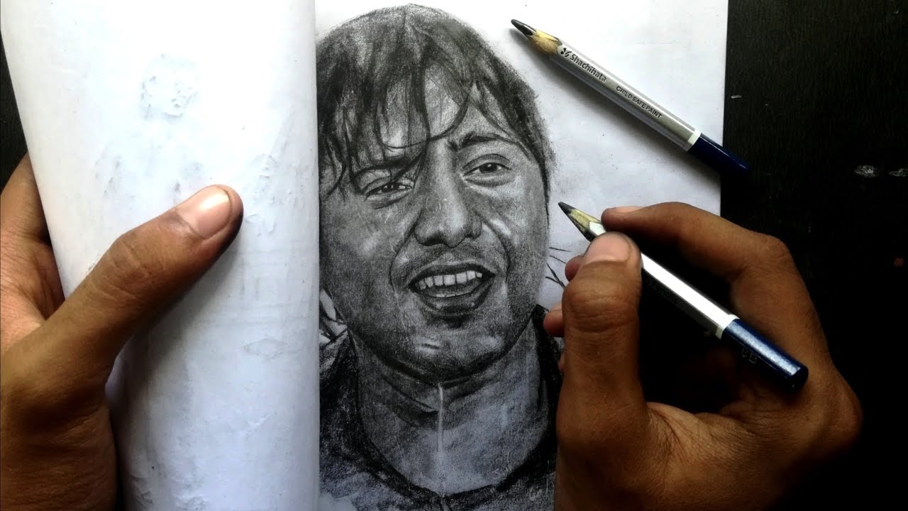 Dev Drawing 😍 || Premer Kahini || Pencil Drawing || Portrait Drawing || By Surajit Sarkar Art