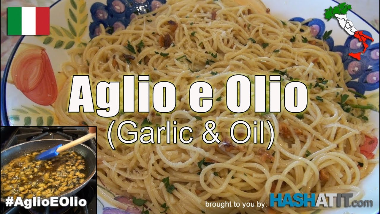 Episode #3 - Italian Aglio E Olio (Garlic and Oil)  with Italian Grandmother Nonna Paolone
