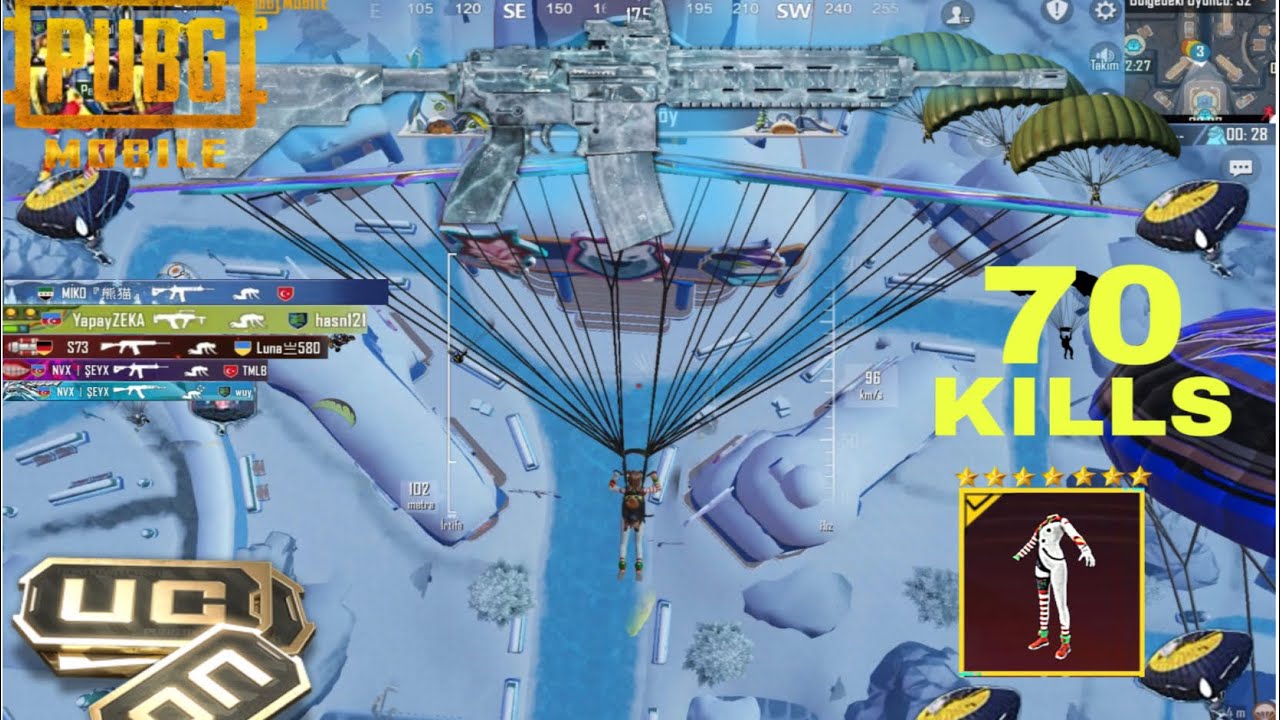😍#pubgmobile سيرفر خليجي صولو ضد سكواد اخذت الوينر لحالي.❤️
