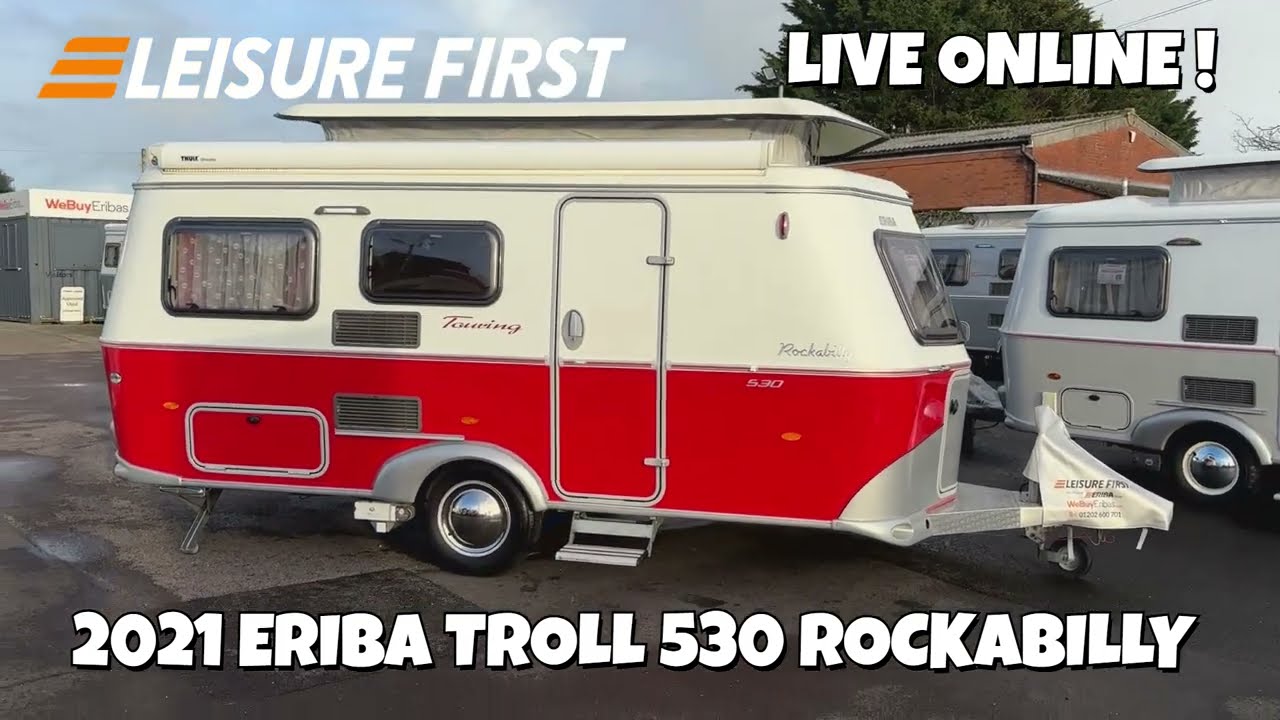 A Quick Look @ Our 2021 Eriba Troll 530 Rockabilly - Now Live Online @leisurefirst2315 #eriba