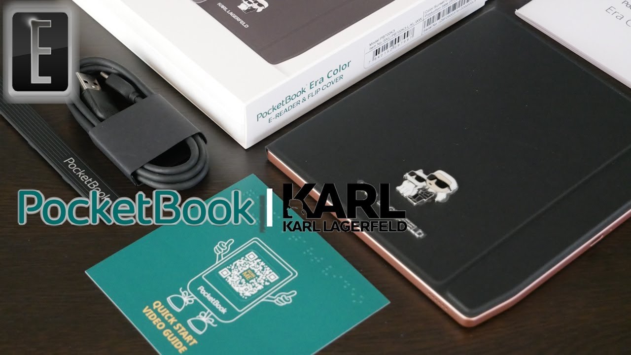 Pocketbook перевыпустил Era Color с Карлом Лагерфельдом | Распаковка