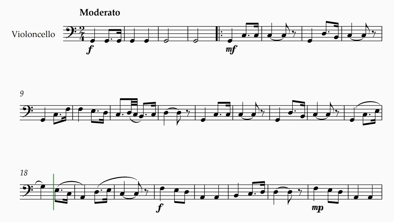 Wedding March - Richard Wagner | Cello Sheet Music