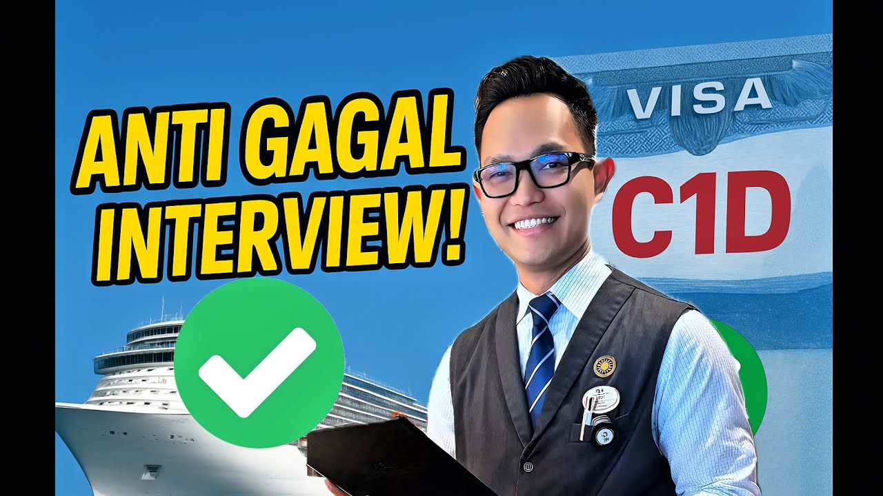Pertanyaan & Jawaban Interview Visa Amerika C1D | Dijamin Lebih Siap ‼️