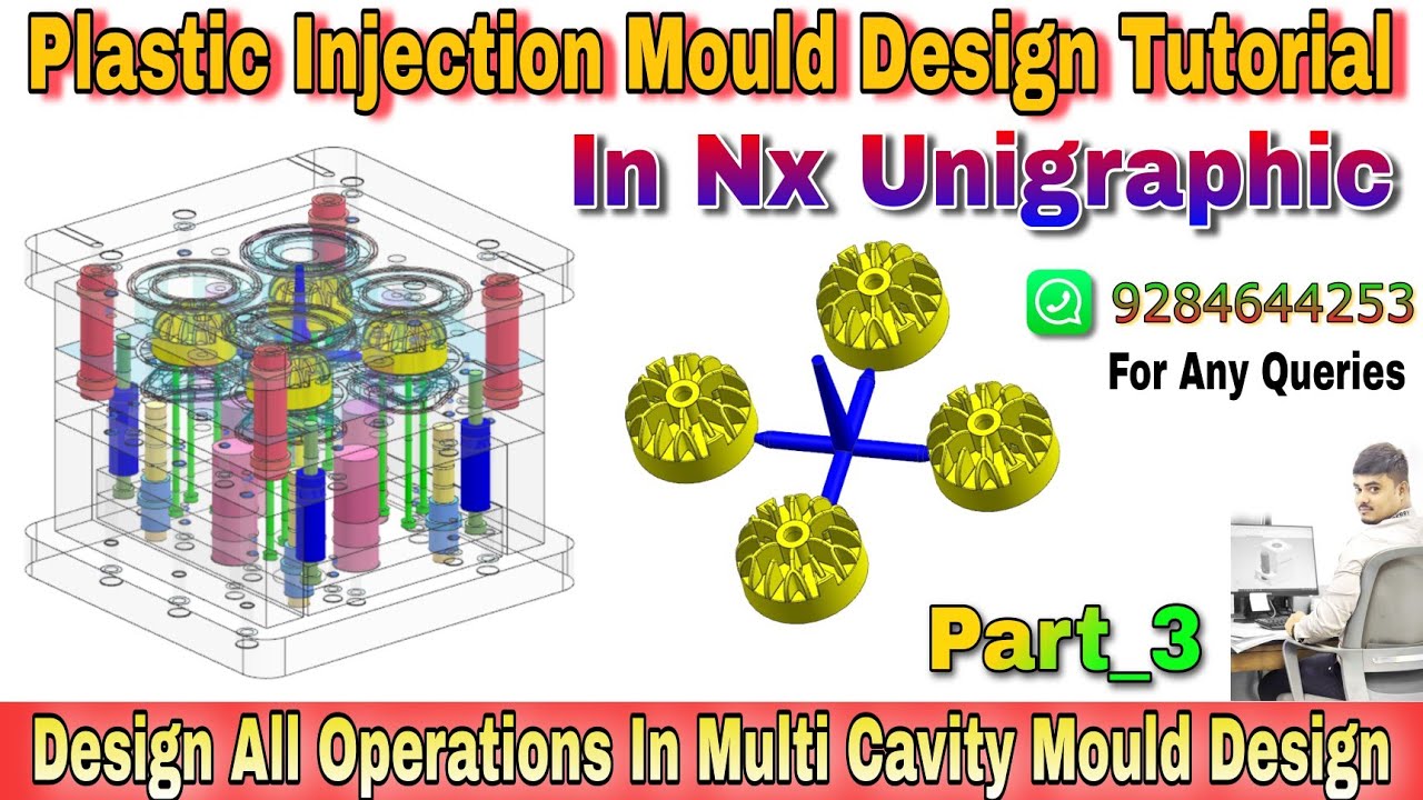 Part_3 How to Design all operation in plastic Injection Mold Design | Basic knowledge of mold design