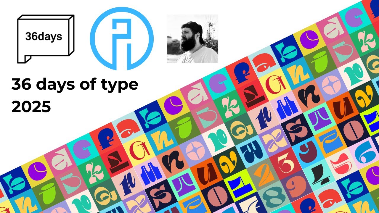 iBens x Tudor Berendea | 36 days of type 2025 - #08 | Calligraphy Letterings - Letters & Numbers