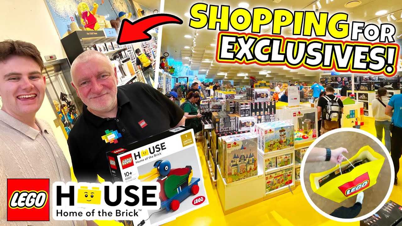 Shopping for EXCLUSIVE LEGO Sets at the LEGO House Store in Billund!