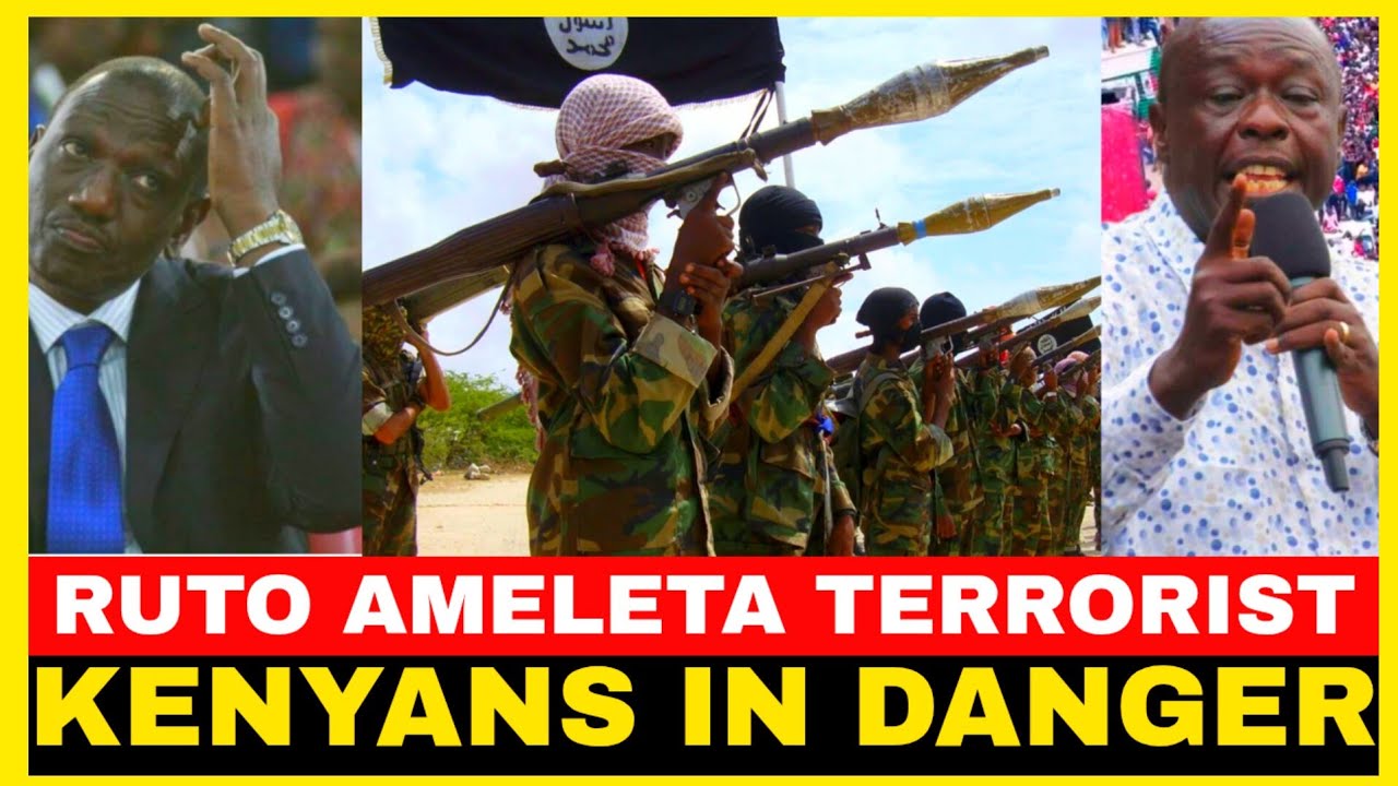 RUTO AMETALA TERRORIST KENYA!!FURIOUS GACHGUA SUPPORTER REVEALED 