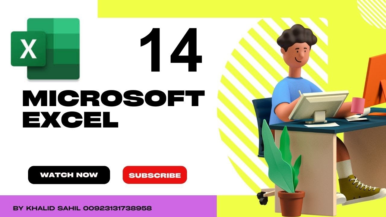 Microsoft Excel Tutorial in Pashto Charts Slicer and Timeline Part 14