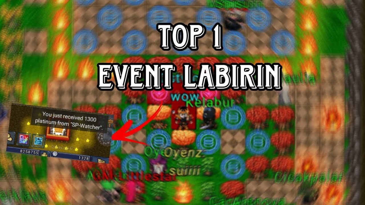 TibiaME OTME: Top 1 Event SPESIAL (LABIRIN) WOLRD 100