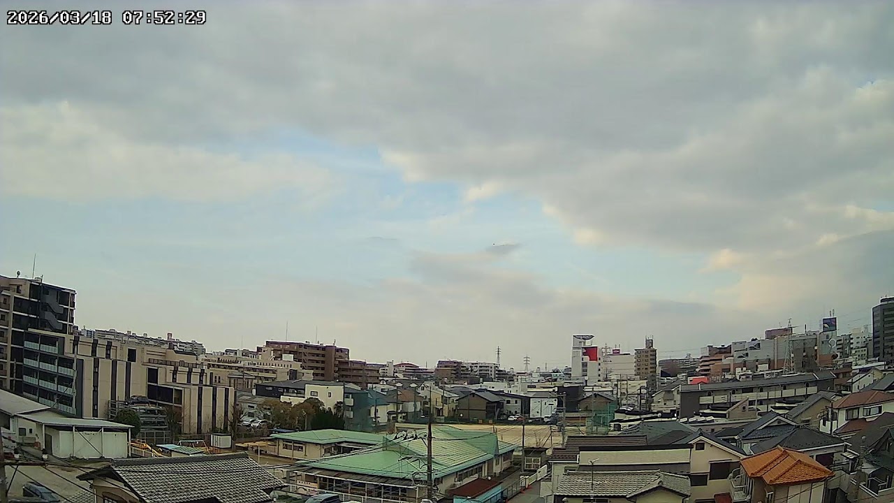埼玉県越谷市登戸町お天気ライブカメラSaitama Koshigaya weather Live camera.world.cam
