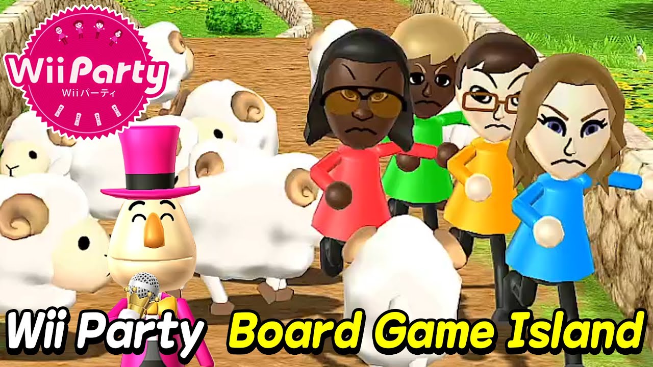 Wii Party - Board Game Island (Master com ) Molina Vs Jackie Vs Stephanie Vs Asami | AlexgamingTV