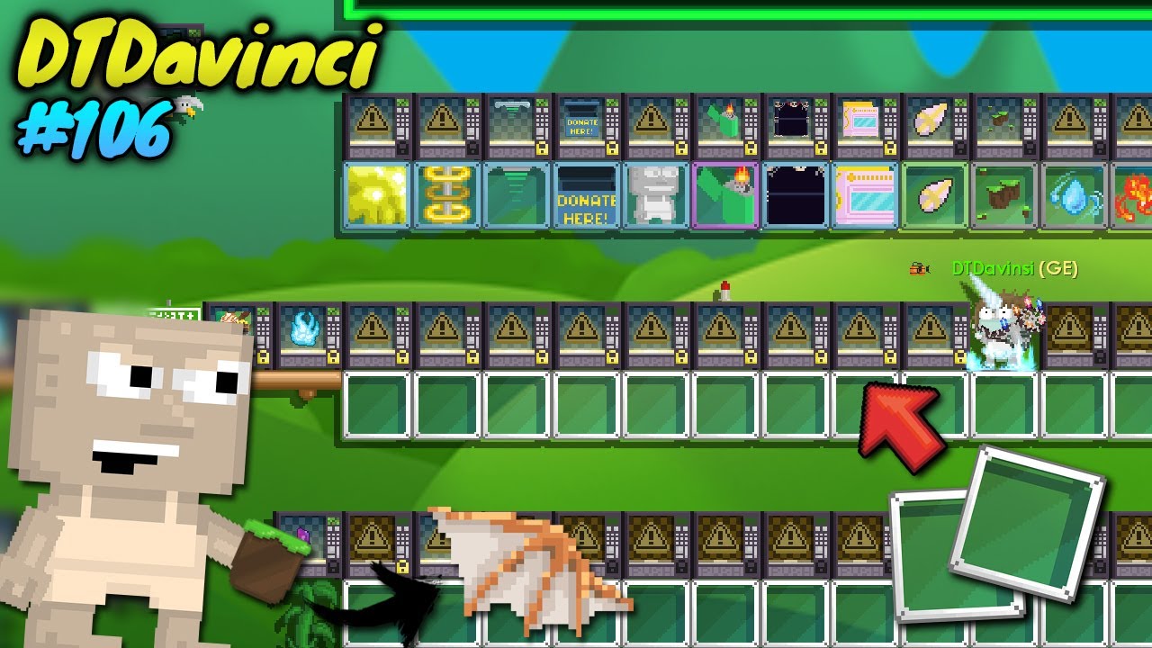 PROFIT FROM DISPLAY BLOCK !! & COUNTING MY NETWORTH !! | Dirt to Da Vinci Wings #106 | Growtopia