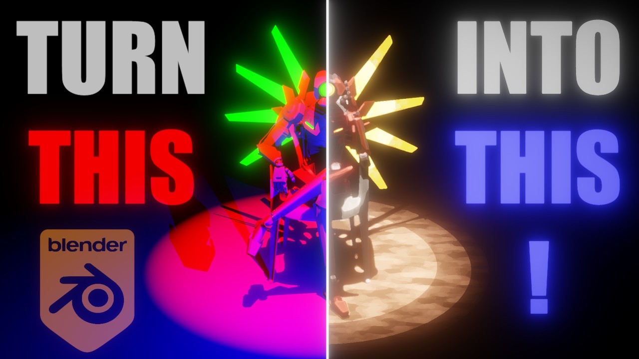 Making 3D Lighting Look 2D (I May Have Overdone It)