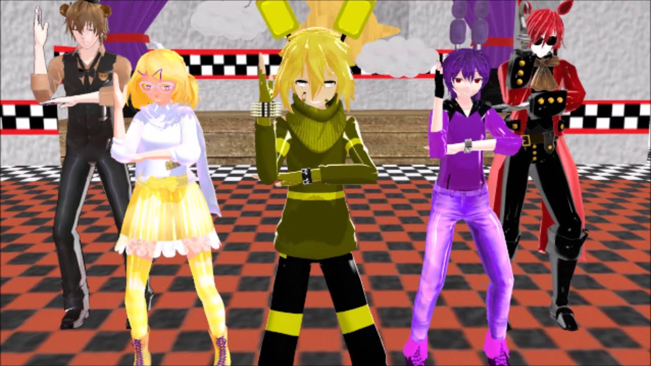 【MMDXFNAF】 Social Shake