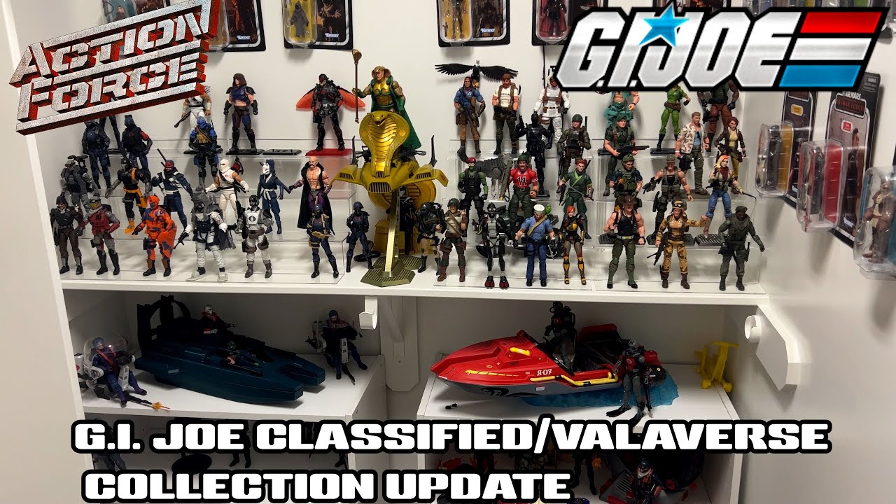 G.I. Joe Classified / Valaverse Action Force Collection Display Update  October 2023
