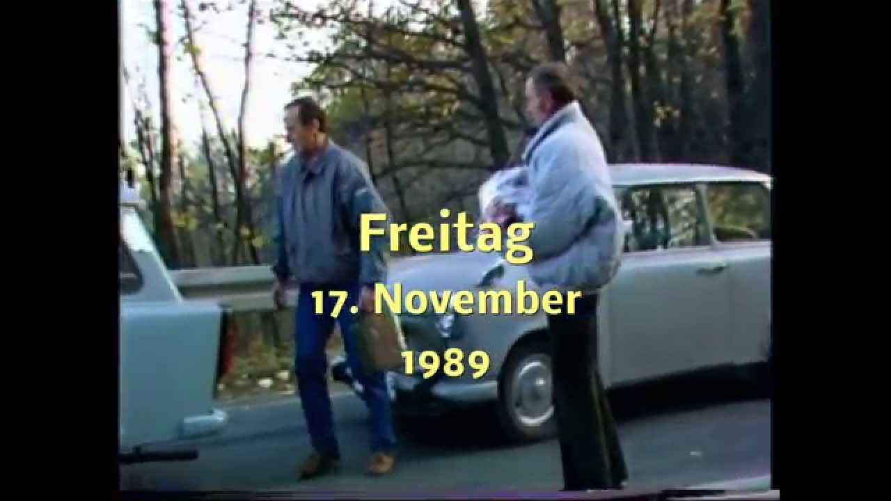 Die Grenze im Südharz ist offen - 17. November 1989
